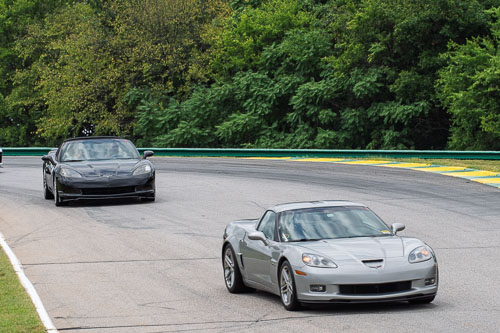 Corvette Corral Parade at VIR