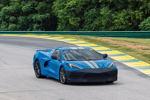 Corvette Corral Parade at VIR