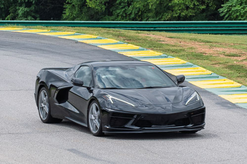 Corvette Corral Parade at VIR