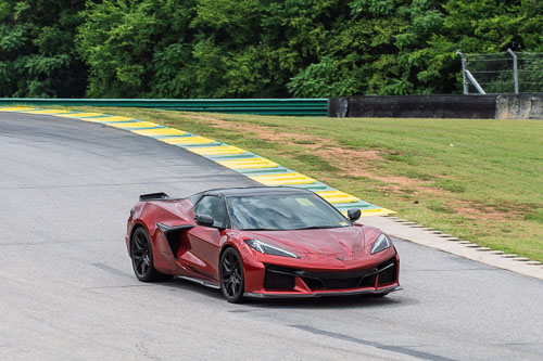Corvette Corral Parade at VIR