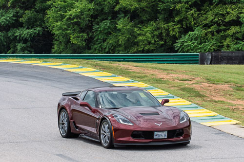 Corvette Corral Parade at VIR