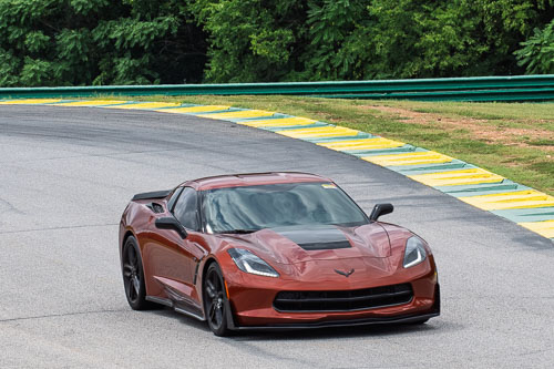 Corvette Corral Parade at VIR