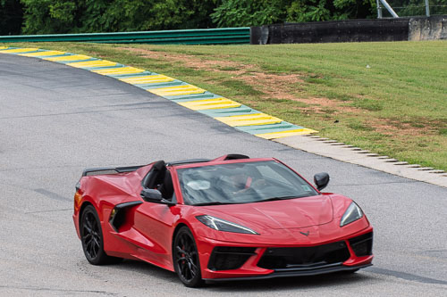 Corvette Corral Parade at VIR