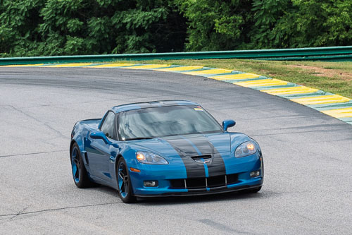 Corvette Corral Parade at VIR