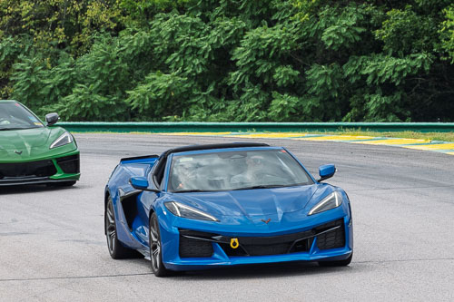 Corvette Corral Parade at VIR