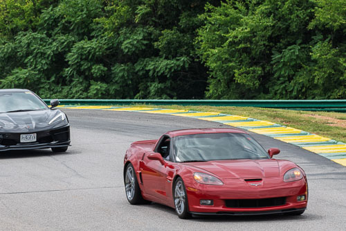 Corvette Corral Parade at VIR
