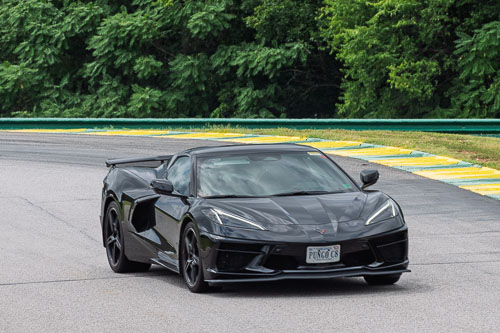 Corvette Corral Parade at VIR
