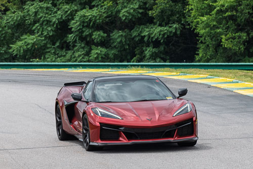 Corvette Corral Parade at VIR