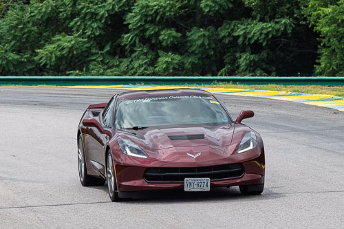 Corvette Corral Parade at VIR