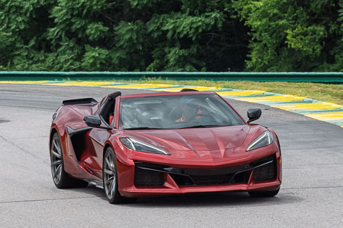 Corvette Corral Parade at VIR