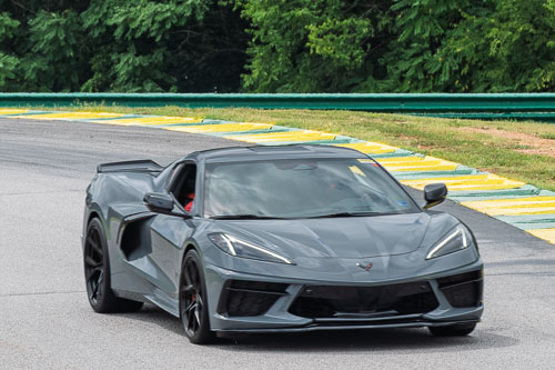 Corvette Corral Parade at VIR