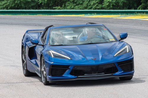 Corvette Corral Parade at VIR