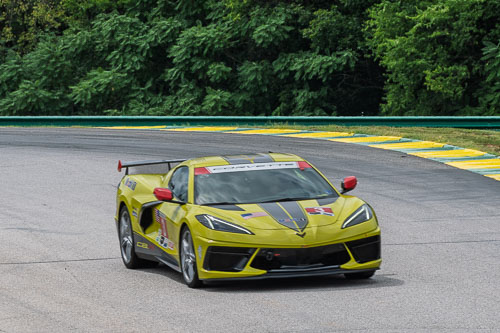 Corvette Corral Parade at VIR