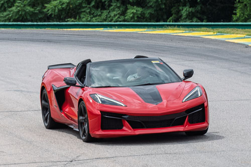 Corvette Corral Parade at VIR