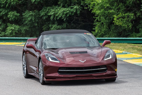 Corvette Corral Parade at VIR