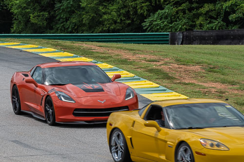 Corvette Corral Parade at VIR