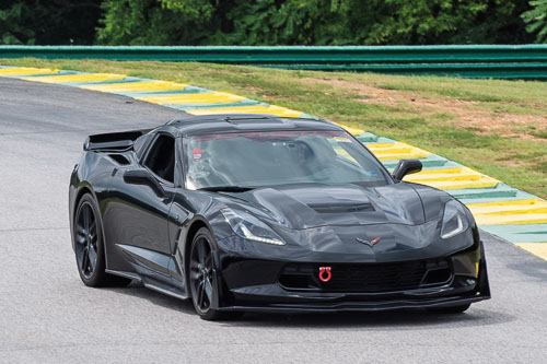 Corvette Corral Parade at VIR