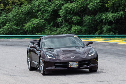 Corvette Corral Parade at VIR