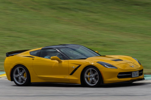 Corvette Corral Parade at VIR