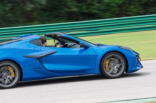 Corvette Corral Parade at VIR
