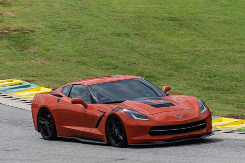 Corvette Corral Parade at VIR